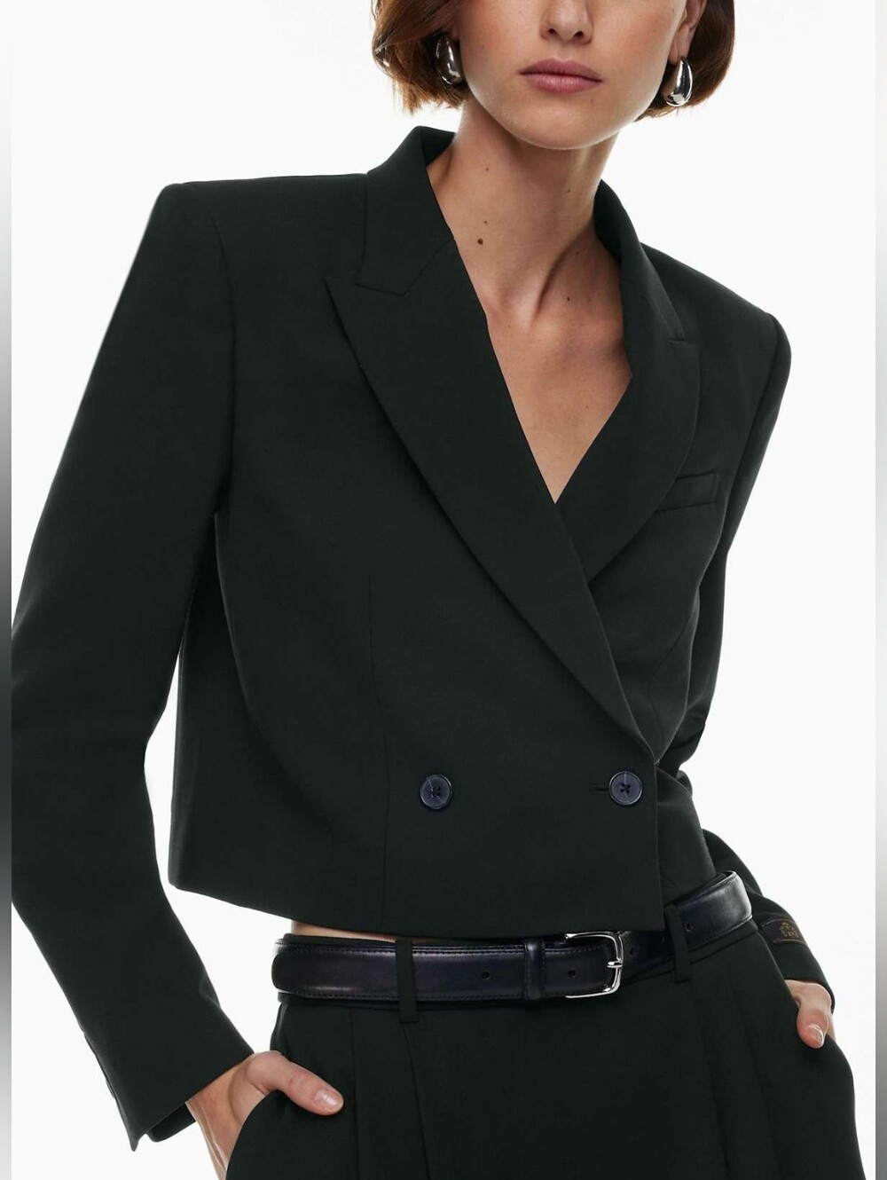Aritzia Babaton Women's Size 6 Black Ratio Blazer New with Tags